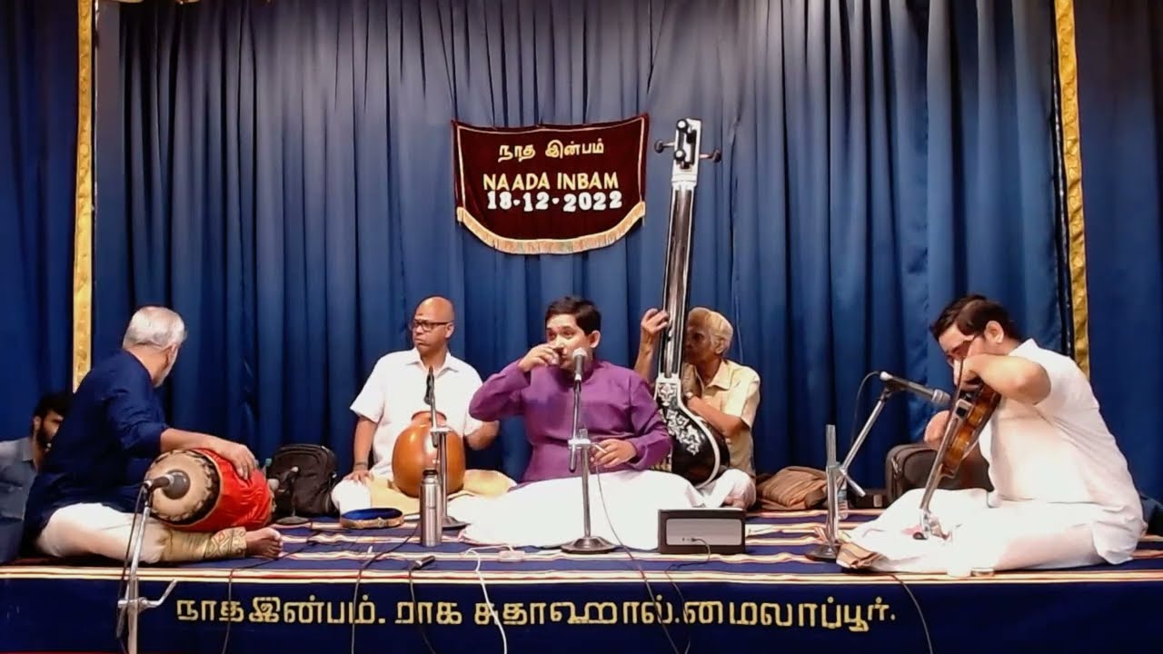 Vidwan Prasanna Venkatraman concert for Naada Inbam December Music Festival 2022