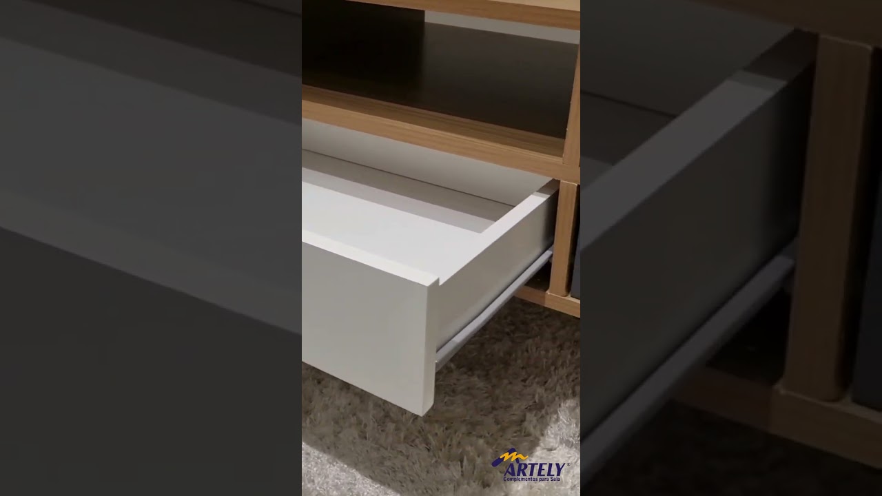 Thumbnail do vídeo - Mesa de Centro Estocolmo - Carvalho C / Grafite