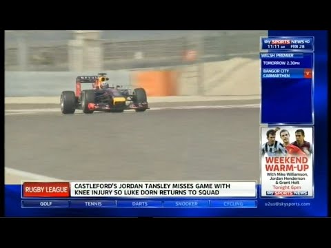 2014 #F1 Pre Season testing - Bahrain Test 2 Day 2 (Sky Sports News Reports)