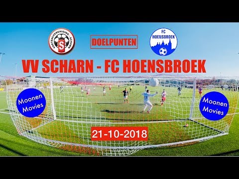 Doelpunten VV Scharn-FC Hoensbroek 21-10-2018