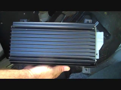 Mercedes CL 6 CD Changer and Bose Amplifier Removal 1998 - 1999 = Car Stereo HELP