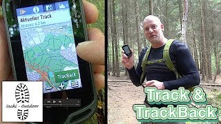 Garmin Oregon - Trackaufzeichnung und TrackBack