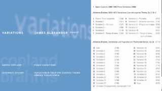 «Variations» James Alexander, piano
