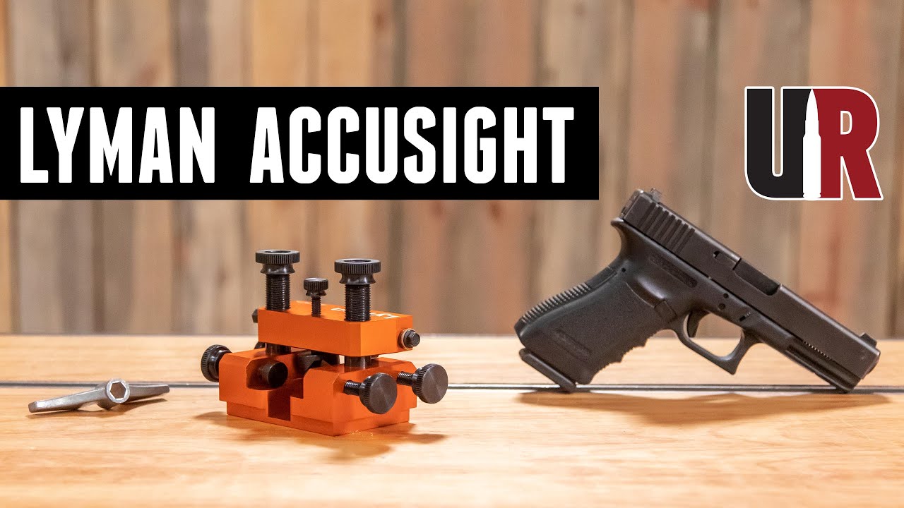 Lyman AccuSight pistoleto taikiklių reguliavimo įrankis Lyman AccuSight pistoleto taikiklių reguliavimo įrankis