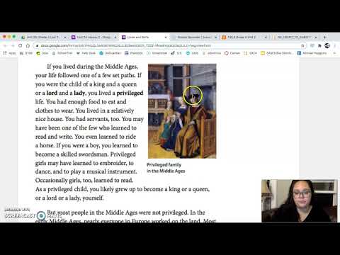 4th Grade CKLA ELA - Unit 2 Lesson 2 Empires in the Middle Ages: Lords and Serfs