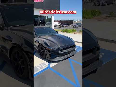 Mustang GT500 Style Carbon Hood @AutoAddictUSA #autoaddictusa #carbon #carbonfiber #mustang