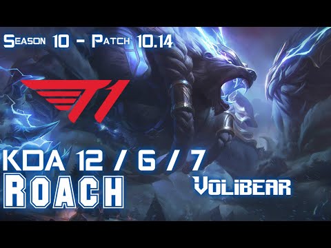 T1 Roach VOLIBEAR vs SETT Top - Patch 10.14 KR Ranked