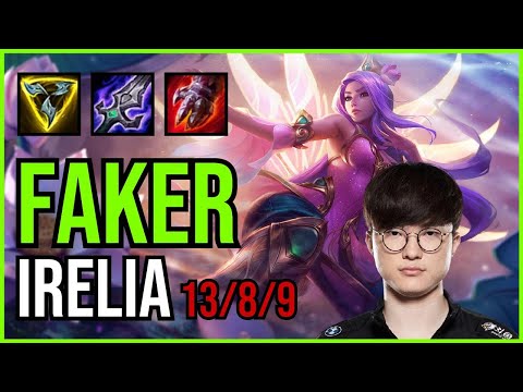 FAKER - IRELIA vs. AKALI Mid | KR GRANDMASTER | PATCH 10.25