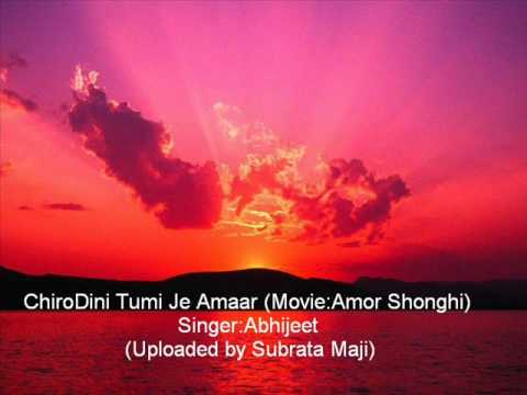 ChiroDini Tumi Je Amaar (Amor Shonghi) by Abhijeet.wmv