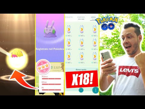 SCHIUDO UN 100% IV! EGG OPENING DA 18 UOVA - Pokémon GO ITA
