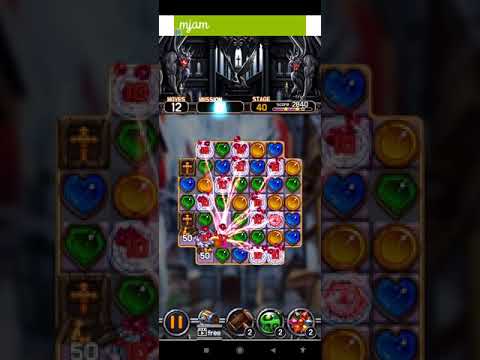 Jewel Vampire Castle 💎 🏰 Level 40 ⭐⭐⭐ 2021 - Match 3 Puzzle no Booster 👑 Android Gameplay ✅