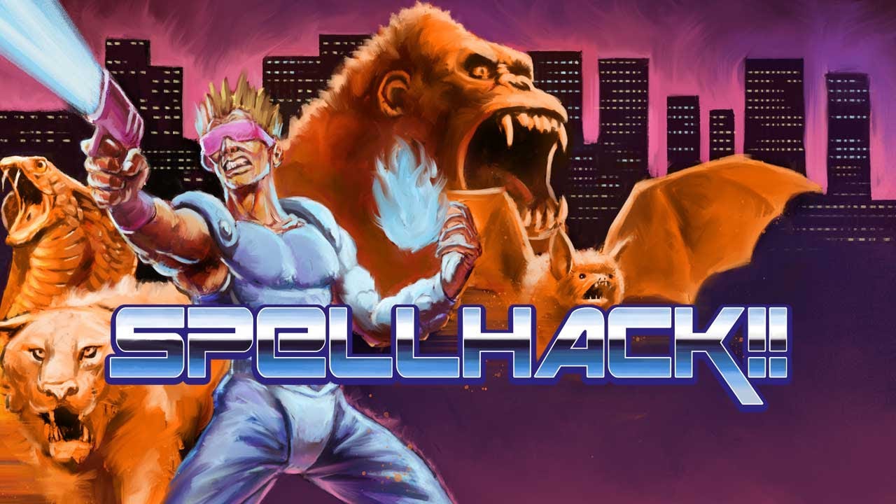 High intensity night combat scene with lane based survival pressure and retro arcade presentation