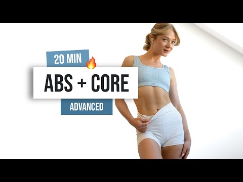 20 MIN TOTAL ABS + CORE Workout - Advanced Exercises, No Equipment