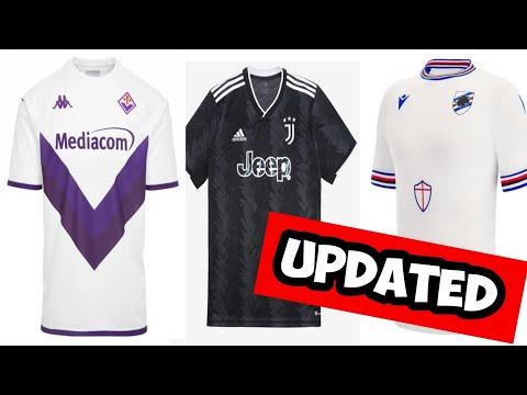 AWAY Serie A Kits 2022/23 (confirmed kits)