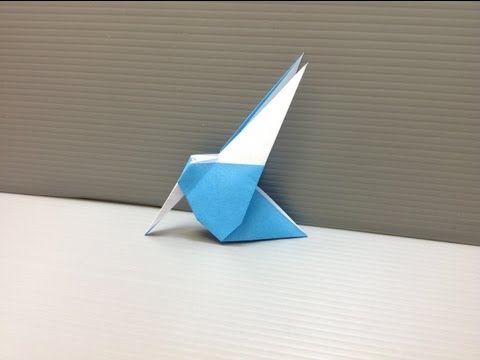 Daily Origami: 011 - Hummingbird