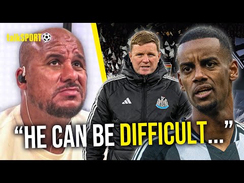 A BAD EGG!? Gabby Agbonlahor HINTS that Alexander Isak is NOT a good teammate at Newcastle!