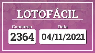 Capa de LOTOFÁCIL 2364