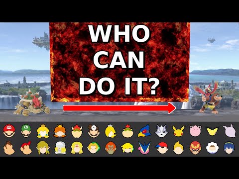 Who Can Make It? Under The Lava Challenge - Super Smash Bros. Ultimate