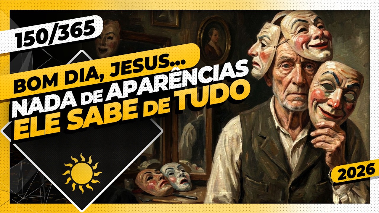 NADA DE APARÊNCIAS: ELE SABE DE TUDO - Bom dia, Jesus! 150/365 (2026)