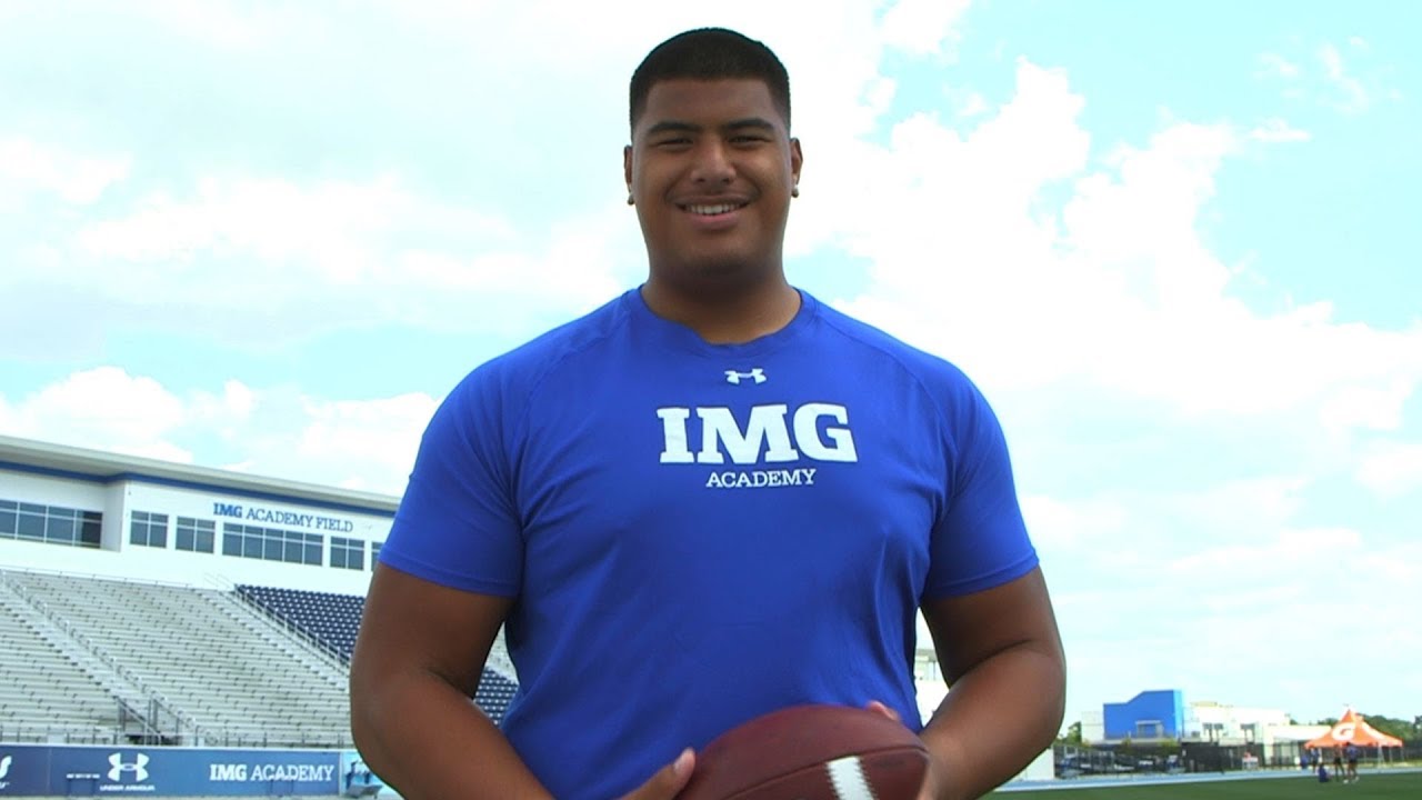 Daniel Faalele - IMG Academy Offensive Lineman - Interview