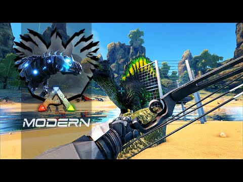 ARK Mods The Center T2EP19 Starting the Collection, Spino in a Cage!