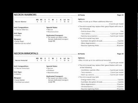 Necron Codex pages leaked?