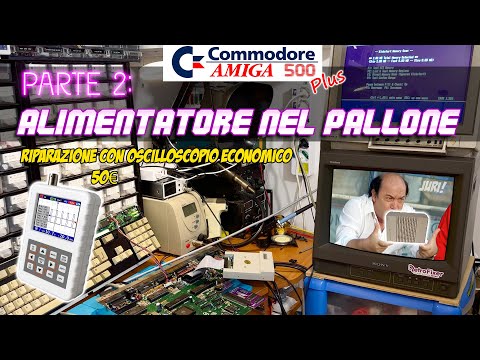 RV097: Riparazione alimentatore Amiga 500+ e test finale.