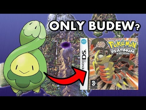 Can you beat Pokémon Platinum with only a Budew?