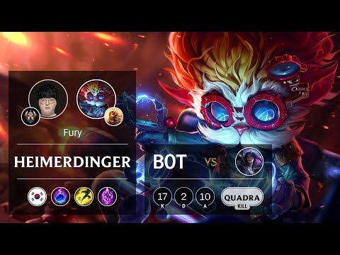 Heimerdinger Bot vs Kai'Sa - KR Challenger Patch 9.21