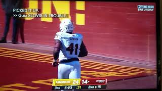 ASU Football Player Gets A SACK and Has to POOP