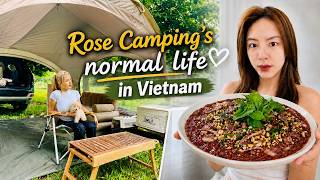 Daily Life in Vietnam | Rose Camping is BACK & cooking BLOOD PUDDING!!!