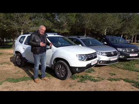 Dacia model range Group Test