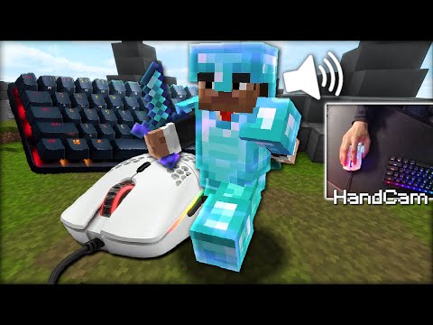 Keyboard And Mouse Sounds (HandCam) | Hypixel Skywars