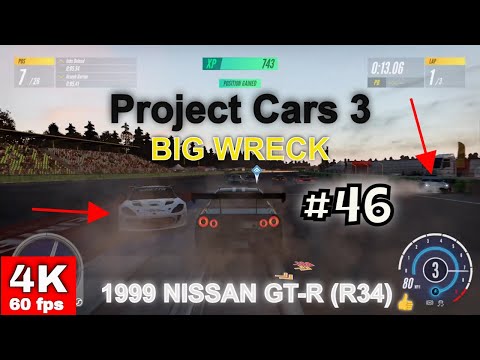 4K | Project Cars 3 | Gameplay | ps4 pro #46 | BIG WRECK