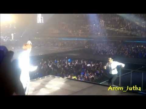 [Fancam] 120316 Super Show 4 - White Christmas + Dancing Out [WonHyuk Focus]