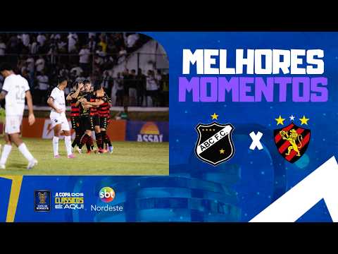 Gols e lances de ABC-RN x Sport