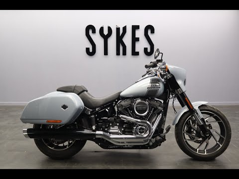 NEW 2023 Harley-Davidson FLSB Softail Sport Glide in Atlas Silver Metallic