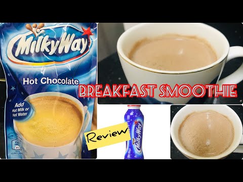 MilkyWay Hot Chocolate Drink | Breakfast Smoothie |Review