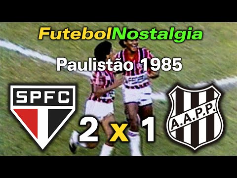 São Paulo 2 x 1 Ponte Preta - 19-06-1985 ( Campeonato Paulista )
