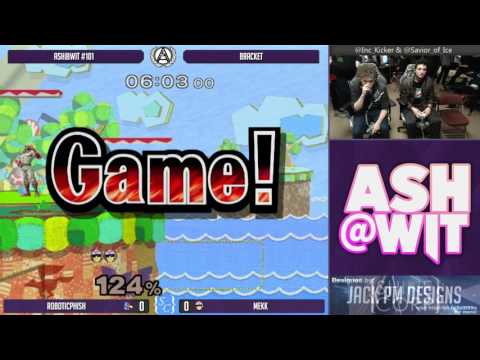 RoboticPhish (Falco, Puff) vs Mekk (Falcon) - ASH@WIT #101 Melee Bracket
