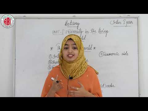 Inter 1st Year_Botany_Chapter 01_"Diversity in The Living World"