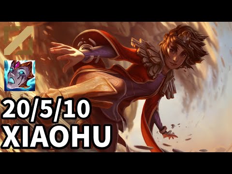 RNG Xiaohu Taliyah MID vs Azir - Ranked Challenger- Patch KR 12.15