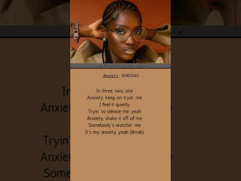 Anxiety - Doechii ||  #lyrics #doechii #anxiety #songlyrics #tiktokviral #trending  ||