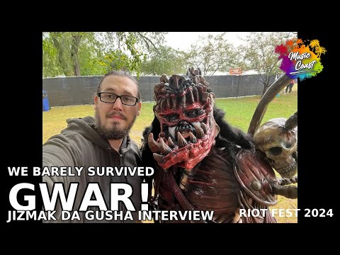 We Barely Survived GWAR | Jizmak Da Gusha Interview at Riot Fest 2024