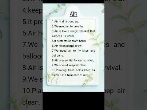 10 lines essay on air #essay #air