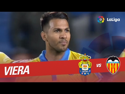 Golazo de Jonathan Viera (1-1) UD Las Palmas vs Valencia CF