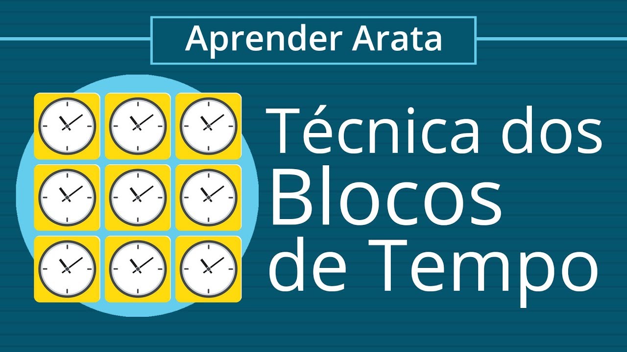 Mais fácil que a Técnica Pomodoro: Técnica dos Blocos de Tempo | Aprender Arata 05