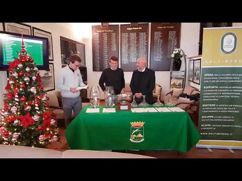 Premiazione 4 palle 2° Trofeo circoli golfimpresa - G.C.Punta Ala 24.11.2019