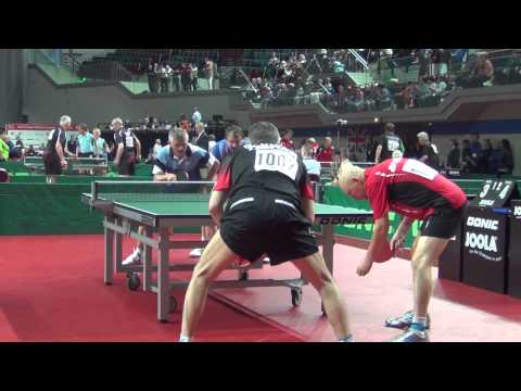 Table Tennis European Veterans Championships Bremen 2013Doppelsemifinale Z G Boehm A Fejer Konnert T