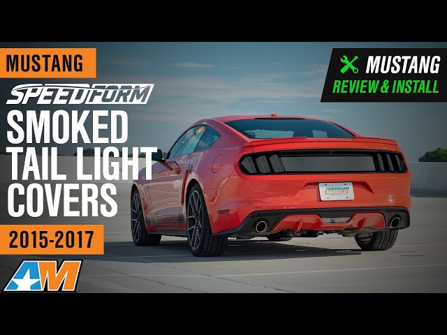 SpeedForm Tail Light Covers Smoked Mustang 2015-2017